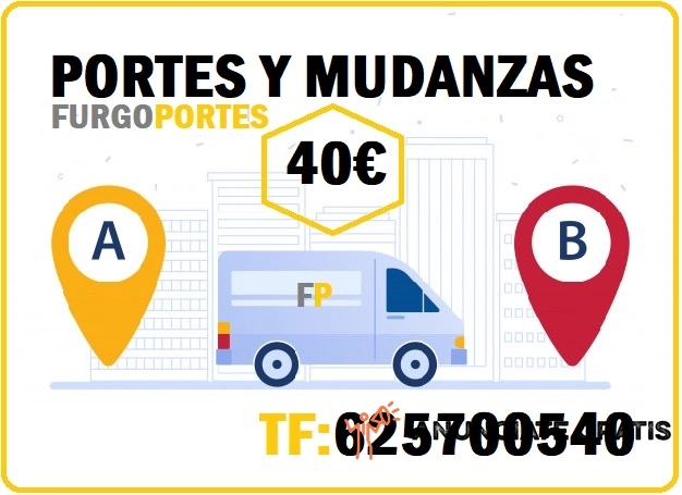 (Te Mudas)↔625700540 Portes baratos En Fuencarral