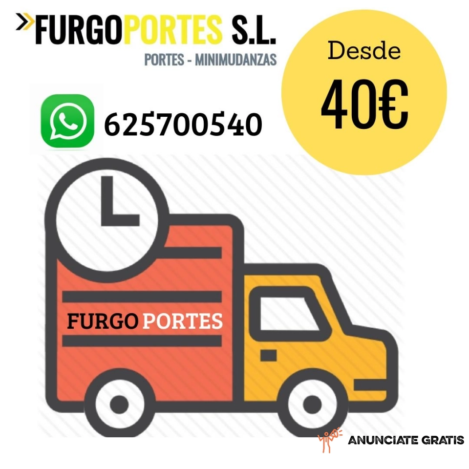 Portes En Ascao≡ 625700540(Furgones Amplios)