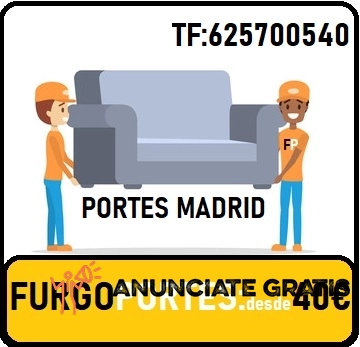 Centro(40€:(625+700540))Portes Económicos Madrid